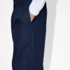 Pantaloni elasticizzati in cotone a spina di pesce Pantaloni elasticizzati in cotone a spina di pesce