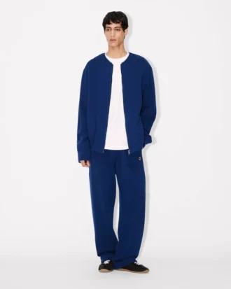 Pantaloni jogger dritti in cotone con ricamo ‘Boke Flower 2.0’