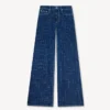 Pantaloni larghi “Ayame” in denim giapponese di Kenzo Weave Pantaloni larghi “Ayame” in denim giapponese di Kenzo Weave