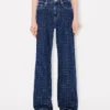 Pantaloni larghi “Ayame” in denim giapponese di Kenzo Weave Pantaloni larghi “Ayame” in denim giapponese di Kenzo Weave