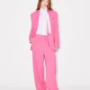 Pantaloni sartoriali a gamba larga in lana vergine Pantaloni sartoriali a gamba larga in lana vergine