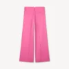 Pantaloni sartoriali a gamba larga in lana vergine Pantaloni sartoriali a gamba larga in lana vergine