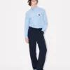 Pantaloni sartoriali a pieghe in lana vergine Pantaloni sartoriali a pieghe in lana vergine