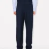 Pantaloni sartoriali a pieghe in lana vergine Pantaloni sartoriali a pieghe in lana vergine
