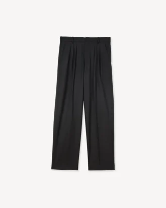 Pantaloni sartoriali a pieghe “Kenzo Weave” in jacquard di lana