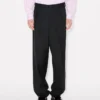 Pantaloni sartoriali a pieghe “Kenzo Weave” in jacquard di lana Pantaloni sartoriali a pieghe “Kenzo Weave” in jacquard di lana