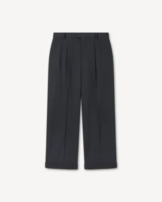 Pantaloni sartoriali in misto lana vergine