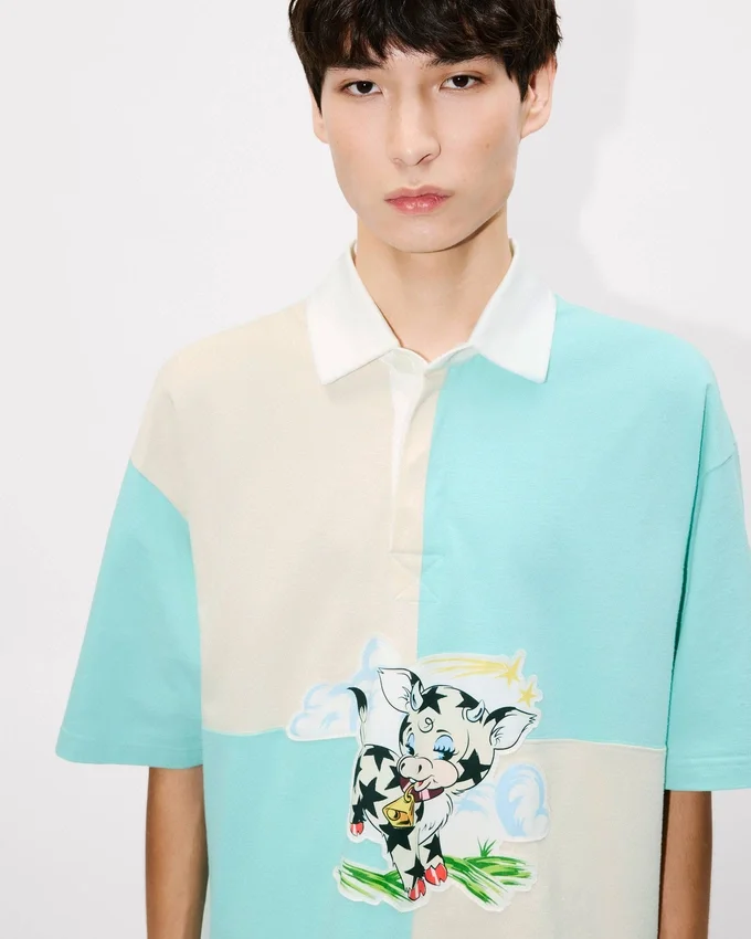 Polo “Kenzo Cartoon” in cotone pesante Polo “Kenzo Cartoon” in cotone pesante