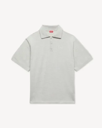 Polo ricamata “Kenzo Signature” in lana merino
