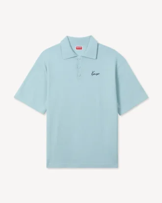 Polo ricamata “Kenzo Signature” in lana merino