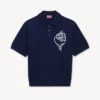 Polo ricamata “Kenzo Tulip” in lana e cotone Polo ricamata “Kenzo Tulip” in lana e cotone