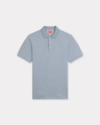 Polo slim con logo “Kenzo Elephant” ricamato