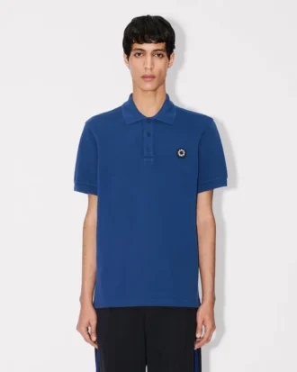 Polo slim in cotone ‘Boke Flower 2.0’