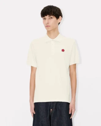 Polo slim in cotone “Boke Flower”