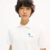 Polo slim ricamata “Kenzo Tulip” in cotone Polo slim ricamata “Kenzo Tulip” in cotone