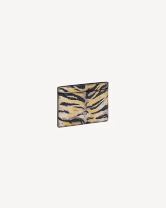 Portacarte in pelle “Kenzo Tiger”