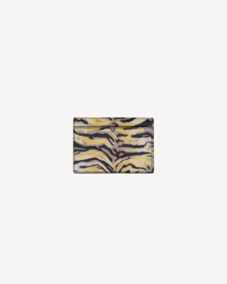 Portacarte in pelle “Kenzo Tiger”