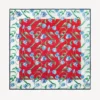 Quadrato ‘Kenzo Tulip’ in seta