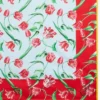 Quadrato ‘Kenzo Tulip’ in seta