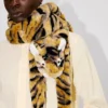 Sciarpa “Kenzo Tiger” in pelliccia sintetica