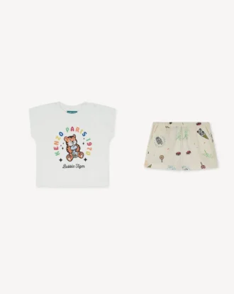 Set composto da T-shirt e pantaloncini “Happy Sweet”