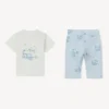Set composto da T-shirt e pantaloni in cotone Set composto da T-shirt e pantaloni in cotone