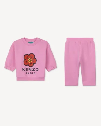 Set felpa e pantaloni in cotone
