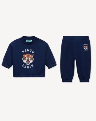 Set felpa e pantaloni in cotone