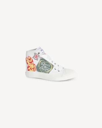 Sneakers alte “Kenzo Hoshi” in tela di cotone