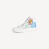 Sneakers alte “Kenzo Hoshi” in tela di cotone Sneakers alte “Kenzo Hoshi” in tela di cotone