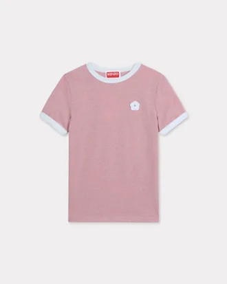 T-shirt aderente ricamata ‘Boke Flower 2.0’ in cotone