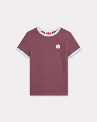 T-shirt aderente ricamata ‘Boke Flower 2.0’ in cotone