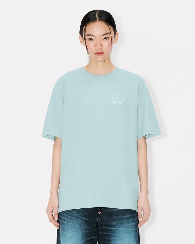 T-shirt ampia ricamata ‘Kenzo Boke Heart’ in cotone T-shirt ampia ricamata ‘Kenzo Boke Heart’ in cotone