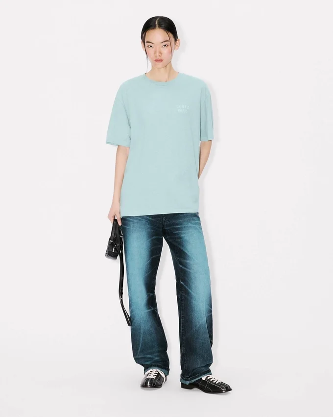 T-shirt ampia ricamata ‘Kenzo Boke Heart’ in cotone T-shirt ampia ricamata ‘Kenzo Boke Heart’ in cotone