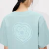 T-shirt ampia ricamata ‘Kenzo Boke Heart’ in cotone T-shirt ampia ricamata ‘Kenzo Boke Heart’ in cotone
