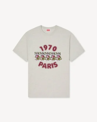T-shirt ampia ricamata “Kenzo Wild Tiger” in cotone T-shirt ampia ricamata “Kenzo Wild Tiger” in cotone
