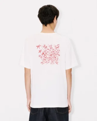 T-shirt con ricamo “Kenzo Cartoon” in cotone