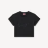 T-shirt corta ricamata “Kenzo Signature” in cotone T-shirt corta ricamata “Kenzo Signature” in cotone