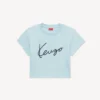 T-shirt corta ricamata “Kenzo Signature” in cotone T-shirt corta ricamata “Kenzo Signature” in cotone