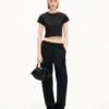 T-shirt corta ricamata “Kenzo Signature” in cotone T-shirt corta ricamata “Kenzo Signature” in cotone