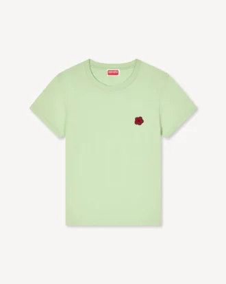 T-shirt in cotone con ricamo “Boke Flower”