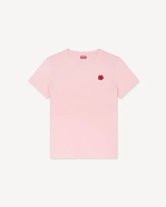 T-shirt in cotone con ricamo “Boke Flower”