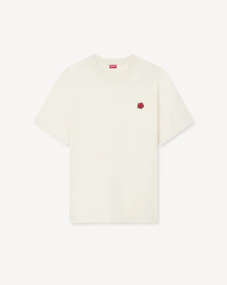 T-shirt in cotone con ricamo “Boke Flower”