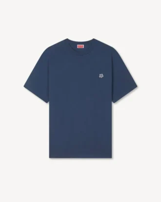 T-shirt in cotone con ricamo “Boke Flower”