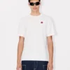 T-shirt in cotone con ricamo “Boke Flower” T-shirt in cotone con ricamo “Boke Flower”
