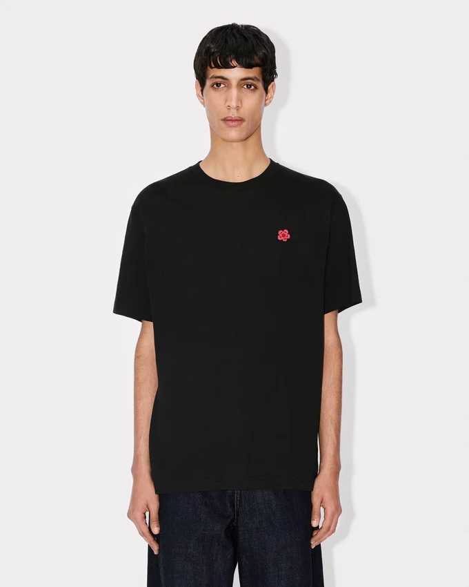 T-shirt in cotone con ricamo “Boke Flower” T-shirt in cotone con ricamo “Boke Flower”