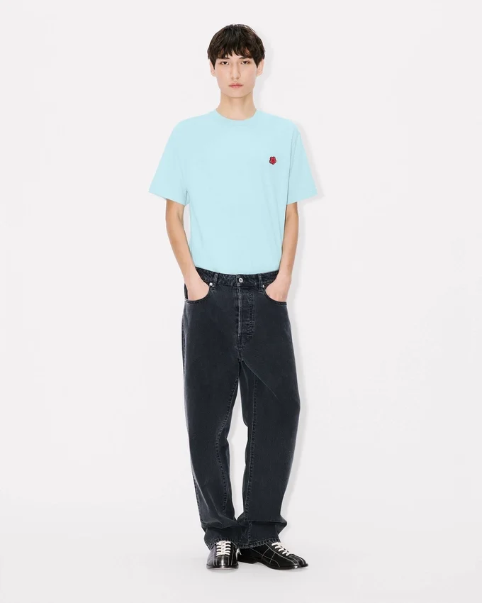 T-shirt in cotone con ricamo “Boke Flower” T-shirt in cotone con ricamo “Boke Flower”