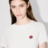 T-shirt in cotone con ricamo “Boke Flower” T-shirt in cotone con ricamo “Boke Flower”