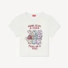 T-shirt in cotone con ricamo “Kenzo Cartoon” T-shirt in cotone con ricamo “Kenzo Cartoon”