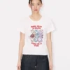 T-shirt in cotone con ricamo “Kenzo Cartoon” T-shirt in cotone con ricamo “Kenzo Cartoon”